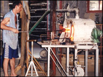 Glass blowing