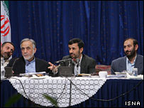 جلسه مشترک هيئت وزيران و استانداران با احمدی نژاد