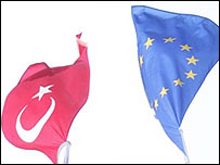 Türkiye ve AB bayrağı