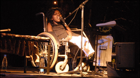 Prudence Mabhena performs, photo Matthew Mitchell – HIFA