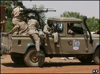 Xe bán tải lắp súng của Janjaweed