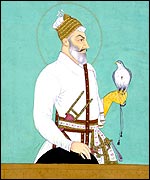 Pic: Portrait of Sultan Jamshid Qutb Shah of Golconda. Photo: James Austin.