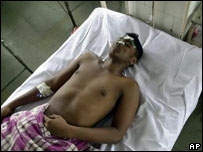 Người bệnh vì lụt ở Mumbai