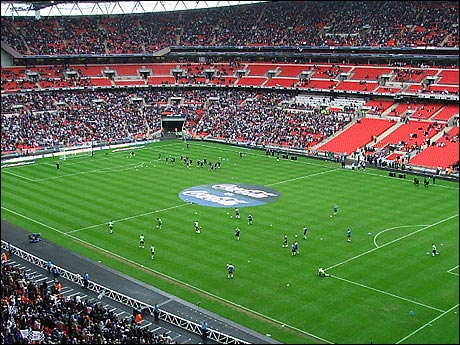 Derby v West Brom @ Wembley - inside the stadium