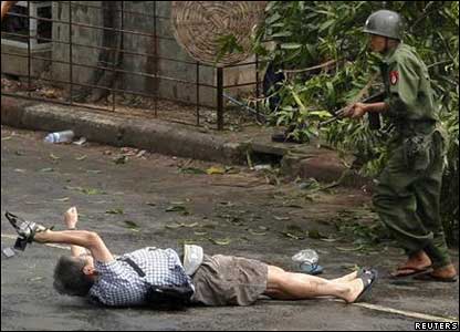 Japanese photographer killed in Rangoon