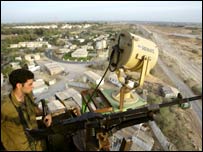 Soldado israelense na Faixa de Gaza