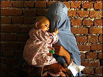 مادر و کودک افغان