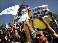 Protestos anti-EUA em Cabul