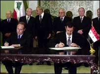 सीरिया और लेबनान के राष्ट्रपति 