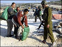 پست بازرسی اسرائيل در مبادی ورودی شهر طولکرم