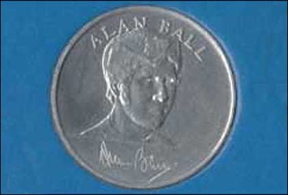 World Cup coin - Alan Ball