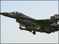 इसराइल का एक लड़ाकू विमान