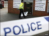 警察在罪案现场