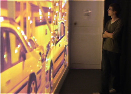 Being watched in the car park scene