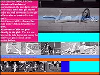 Site de esportistas nuas