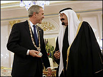 George Bush ve Kral Abdullah