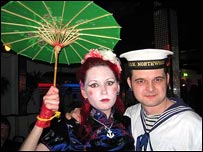 Sailors at Bo Nanafana Social Club, Norwich