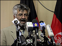 ظاهر عظیمی سخنگوی وزارت دفاع افغانستان