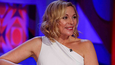 Kim Cattrall on Friday Night With Jonathan Ross (image: BBC/Hot Sauce/Brian J Ritchie)