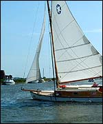A boat on the River Yare