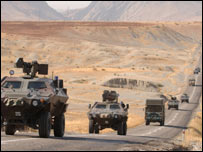 Türk askeri konvoyu