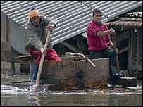 Moradores em Fetesti, Romênia