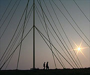 CGI showing mast used by cable companies to spy on Marconi's work
