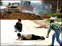 tanque israelense em Gaza