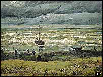 تصوير تابلوی "منظره دريا در شونينگن"