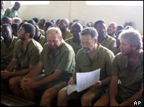 نظاميان در دادگاه زيمبابوه