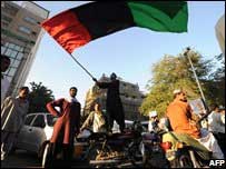 Simpatizantes do Partido Popular do Paquistão em Karachi