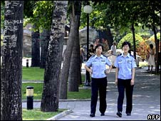 Three parks have been set aside for protests - but none have taken place