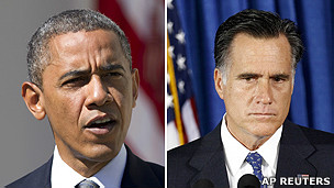 奥巴马，罗姆尼
