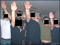 Grupo de neonazistas preso em Israel. 