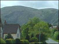 Quarrying scars on North Hill, Malvern Hills