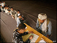 افغانستان میں اندراج