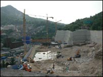 Công trường xây dựng ở Inwangsan