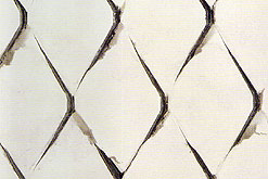 Image: part of the Niether exhibition by Doris Salcedo at Hoxton's White Cube Gallery