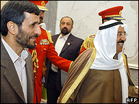 محمود احمدی نژاد و امير کويت