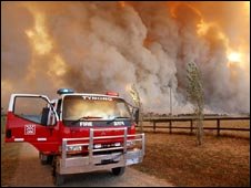 Bombeiros na Austrália