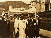 Mortehoe Ladies celebrating Empire Day circa 1930