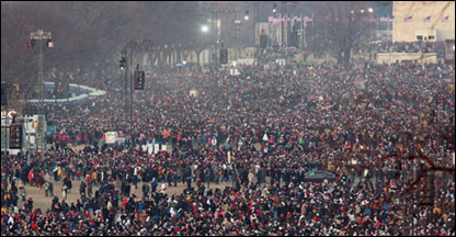 Multidão em Washington