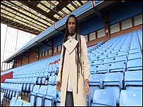 Benjamin at Villa Park