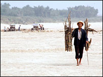 चीन की सूखी नदी