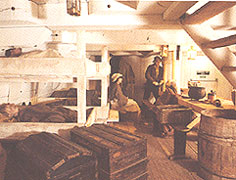 cabin in an 18th Century ship