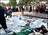 Andican'da ölenlerin cesetleri