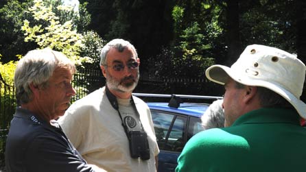 Gwilym Arthur Roberts gyda Kelvin Jones a Gerallt Pennant