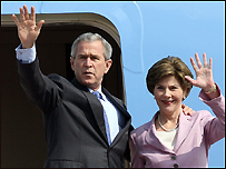 TT Bush và phu nhân