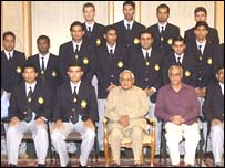 پاکستانی اور بھارتی ٹیمیں 