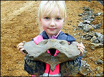 Trẻ em với xương khủng long